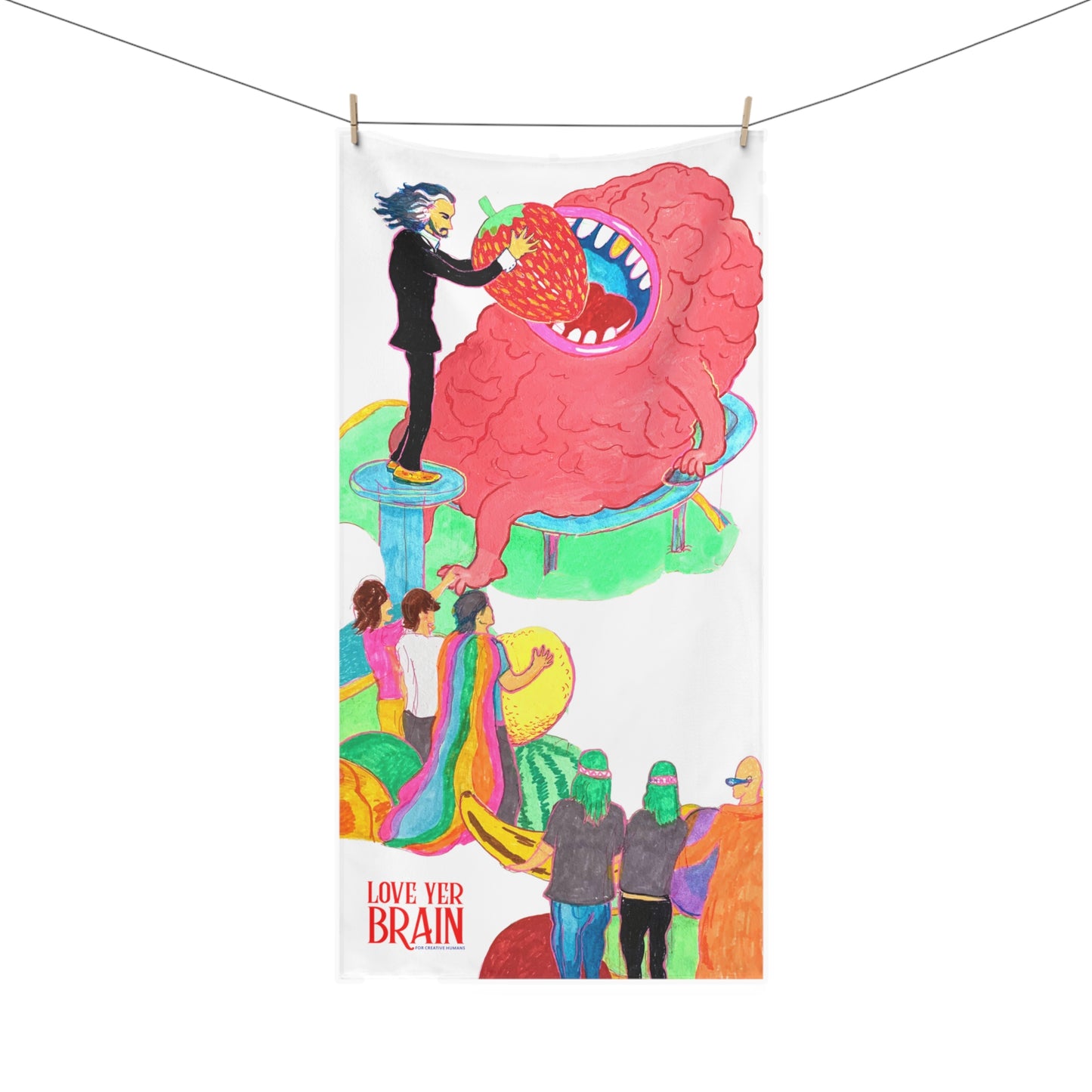 LYB Strawberry Summer Beach Towel