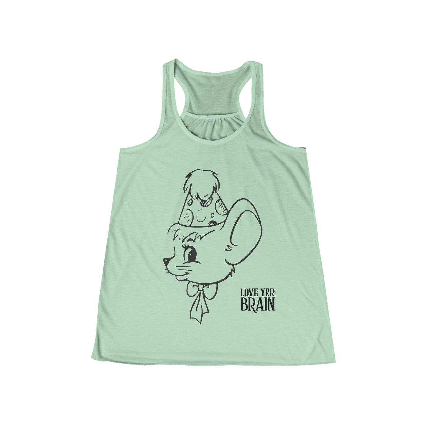 Test Yer Talents Party Mouse Racerback Tank