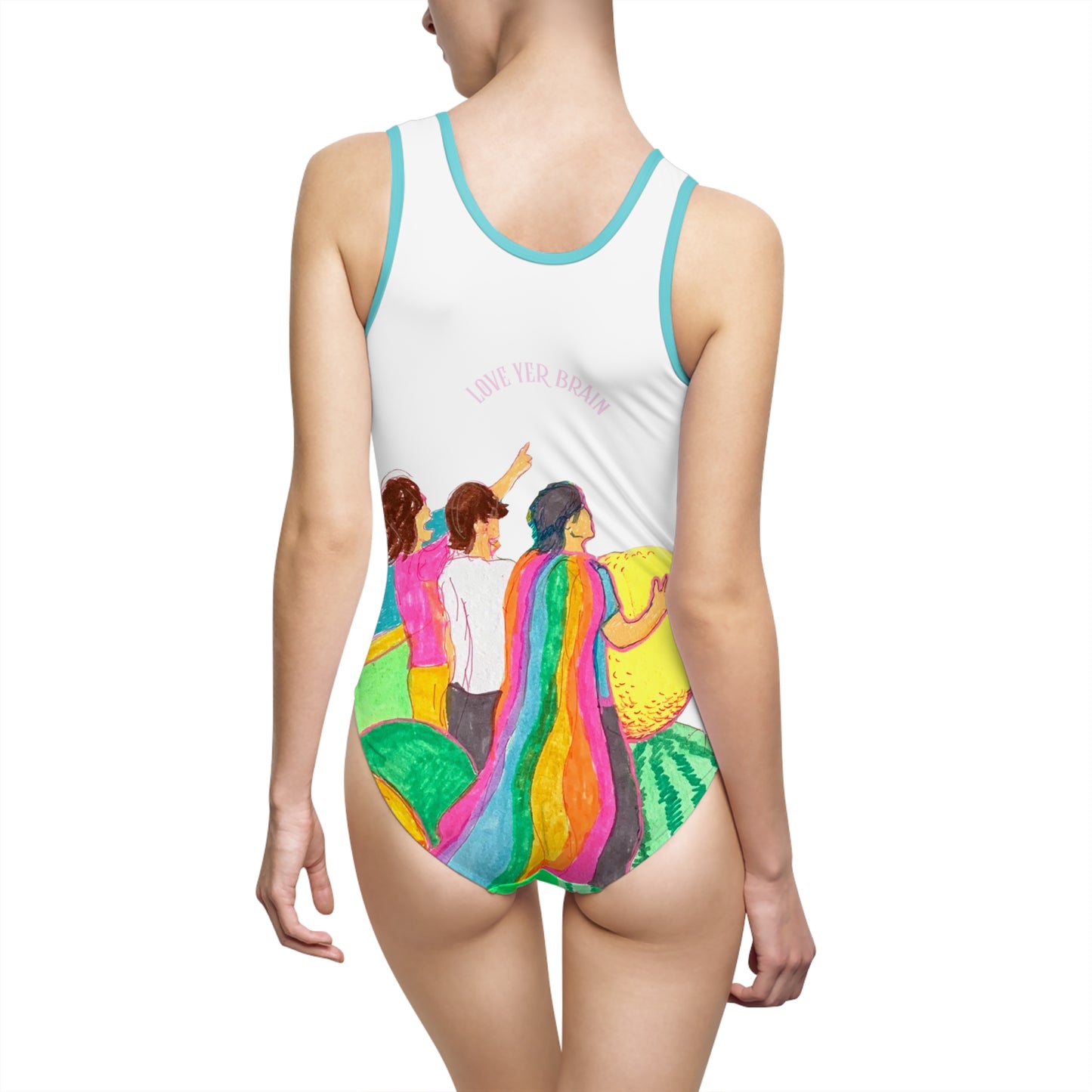 LYB Strawberry Summer One-Piece Swimsuit