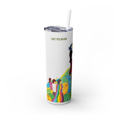 LYB Strawberry Summer Tumbler with Straw